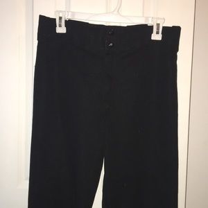 Black softball pants//High waisted pants!!!!!!!